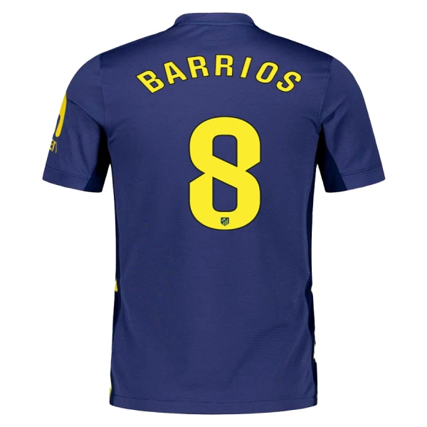 Fotbalové Dresy Atlético Madrid Barrios 8 Venkovní 2025-26 Fotbalové Dresy Atlético Madrid Barrios 8 Venkovní 2025-26