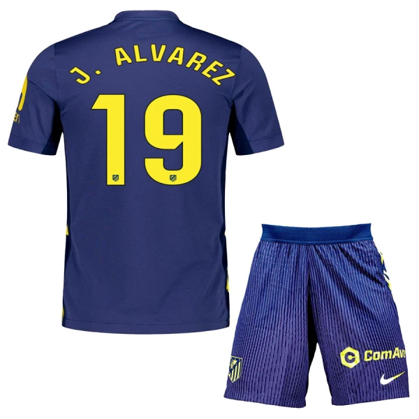 Fotbalové Dresy Atlético Madrid Julián Álvarez 19 Dětské Venkovní 2025-26