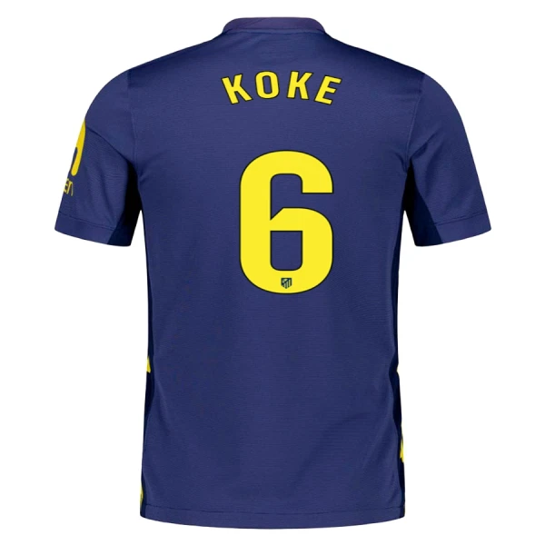 Fotbalové Dresy Atlético Madrid Koke 6 Venkovní 2025-26 Fotbalové Dresy Atlético Madrid Koke 6 Venkovní 2025-26