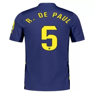 Fotbalové Dresy Atlético Madrid Rodrigo de Paul 5 Venkovní 2025-26 Fotbalové Dresy Atlético Madrid Rodrigo de Paul 5 Venkovní 2025-26