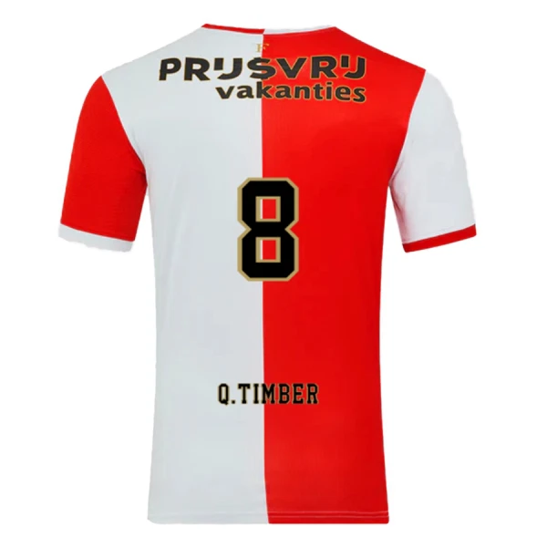 Fotbalové Dresy Feyenoord Rotterdam Q. Timber 8 Domácí 2025-26