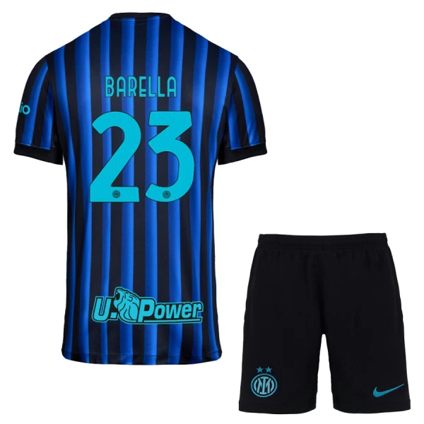 Fotbalové Dresy Inter Milán Barella 23 Dětské Domácí 2025-26