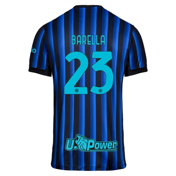 Fotbalové Dresy Inter Milán Barella 23 Domácí 2025-26 Fotbalové Dresy Inter Milán Barella 23 Domácí 2025-26