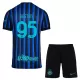 Fotbalové Dresy Inter Milán Bastoni 95 Dětské Domácí 2025-26 Fotbalové Dresy Inter Milán Bastoni 95 Dětské Domácí 2025-26