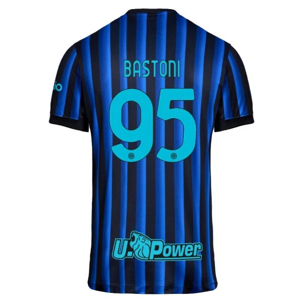 Fotbalové Dresy Inter Milán Bastoni 95 Domácí 2025-26 Fotbalové Dresy Inter Milán Bastoni 95 Domácí 2025-26