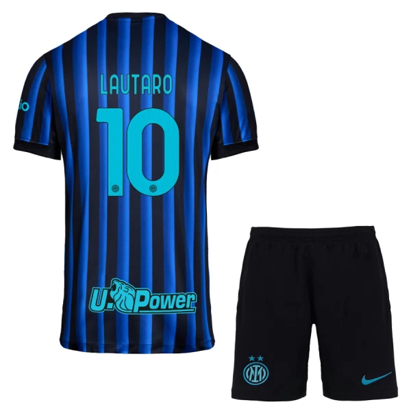 Fotbalové Dresy Inter Milán Lautaro Martínez 10 Dětské Domácí 2025-26 Fotbalové Dresy Inter Milán Lautaro Martínez 10 Dětské Domácí 2025-26