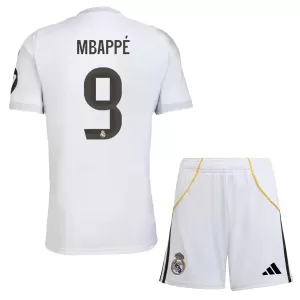 Fotbalové Dresy Real Madrid Kylian Mbappé 9 Dětské Domácí 2025-26 Fotbalové Dresy Real Madrid Kylian Mbappé 9 Dětské Domácí 2025-26