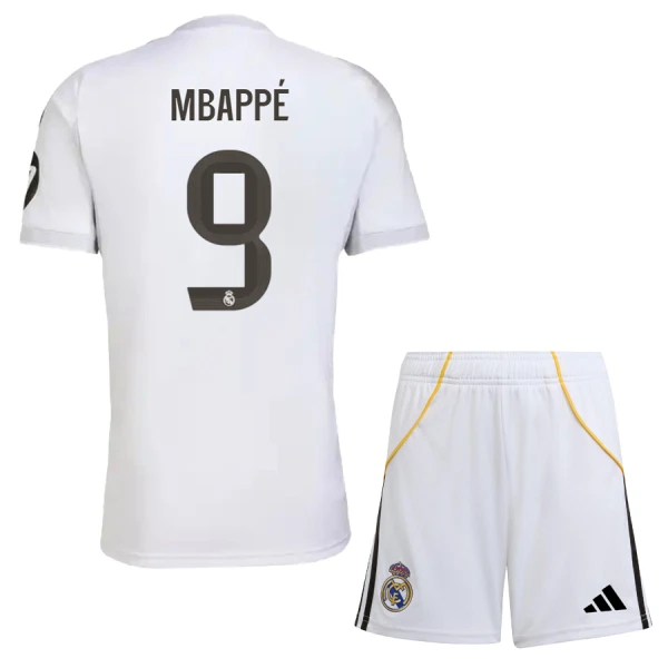 Fotbalové Dresy Real Madrid Kylian Mbappé 9 Dětské Domácí 2025-26