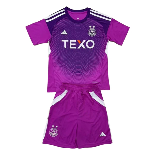 Brankářské Fotbalové Dresy Aberdeen Dětské 2025-26 Nachový Brankářské Fotbalové Dresy Aberdeen Dětské 2025-26 Nachový