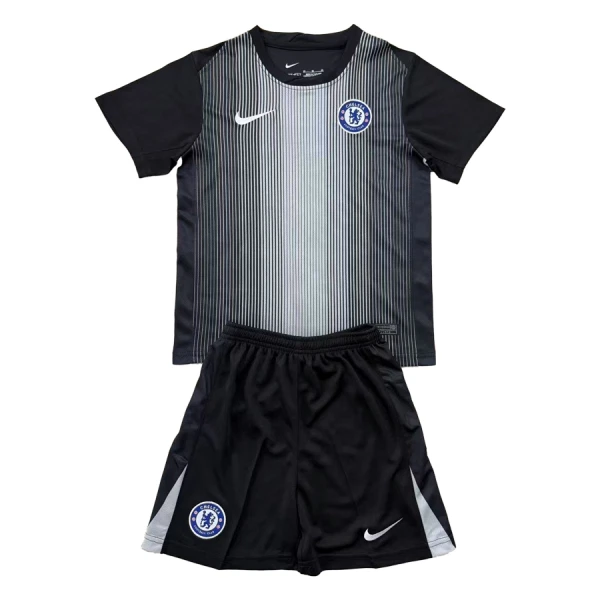 Brankářské Fotbalové Dresy Chelsea FC Dětské 2025-26 Černá Brankářské Fotbalové Dresy Chelsea FC Dětské 2025-26 Černá