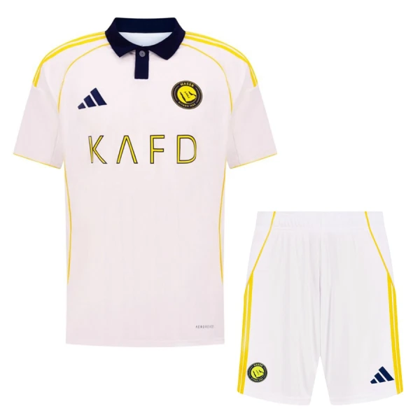 Fotbalové Dresy Al-Nassr FC Dětské Alternativní 2025-26 Fotbalové Dresy Al-Nassr FC Dětské Alternativní 2025-26