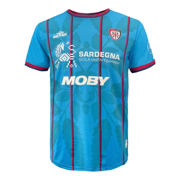 Fotbalové Dresy Cagliari Calcio Alternativní 2025-26 Fotbalové Dresy Cagliari Calcio Alternativní 2025-26