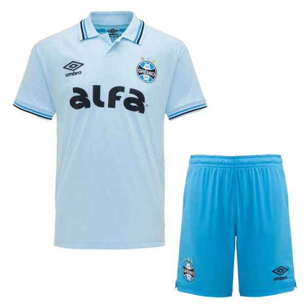 Fotbalové Dresy Grêmio FBPA Dětské Venkovní 2025-26 Fotbalové Dresy Grêmio FBPA Dětské Venkovní 2025-26