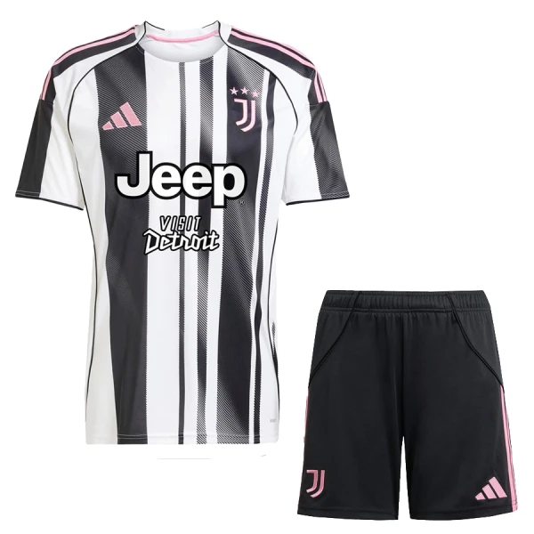 Fotbalové Dresy Juventus Dětské Domácí 2025-26 Fotbalové Dresy Juventus Dětské Domácí 2025-26