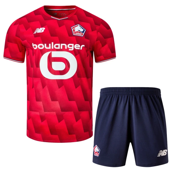 Fotbalové Dresy Lille OSC Dětské Domácí 2025-26 Fotbalové Dresy Lille OSC Dětské Domácí 2025-26