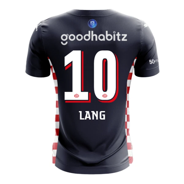 Fotbalové Dresy PSV Eindhoven Lang 10 Venkovní 2025-26 Fotbalové Dresy PSV Eindhoven Lang 10 Venkovní 2025-26
