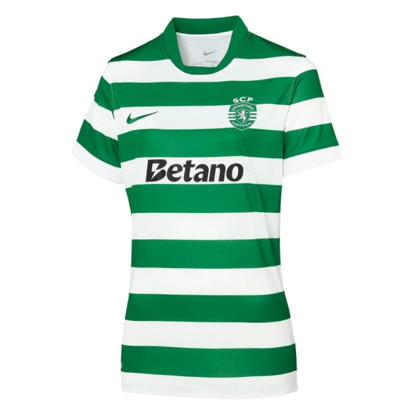 Fotbalové Dresy Sporting CP Dámské Domácí 2025-26 Fotbalové Dresy Sporting CP Dámské Domácí 2025-26