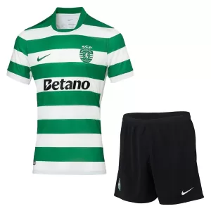 Fotbalové Dresy Sporting CP Dětské Domácí 2025-26 Fotbalové Dresy Sporting CP Dětské Domácí 2025-26
