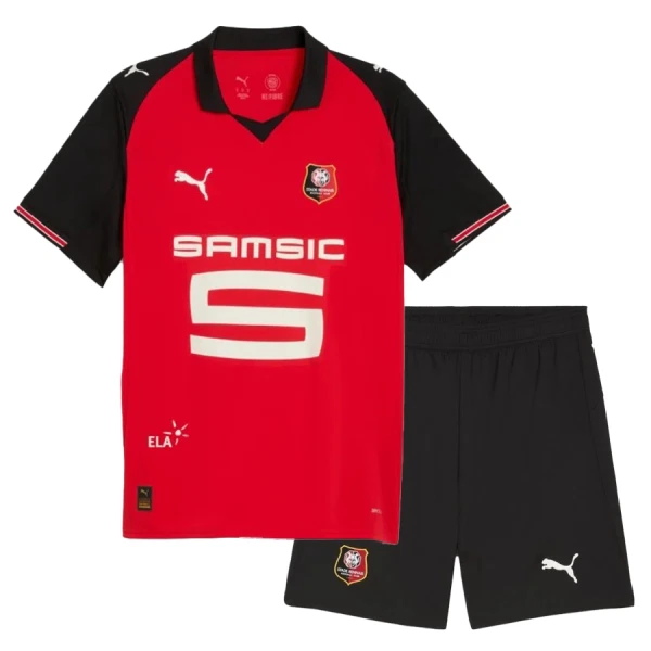 Fotbalové Dresy Stade Rennais Dětské Domácí 2025-26