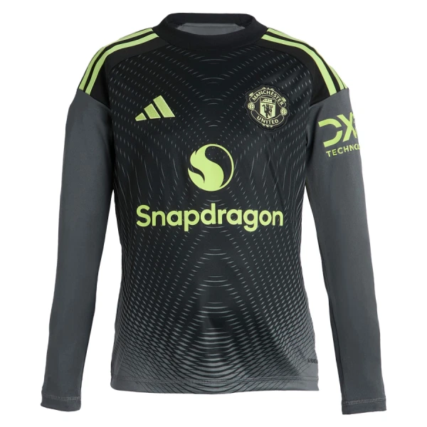 Brankářské Fotbalové Dresy Manchester United Domácí 2025-26 Dlouhý Rukáv