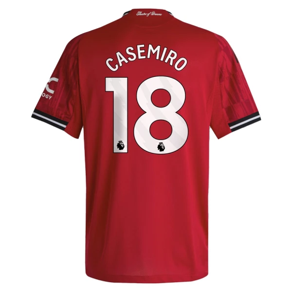 Fotbalové Dresy Manchester United Casemiro 18 Domácí 2025-26 Fotbalové Dresy Manchester United Casemiro 18 Domácí 2025-26