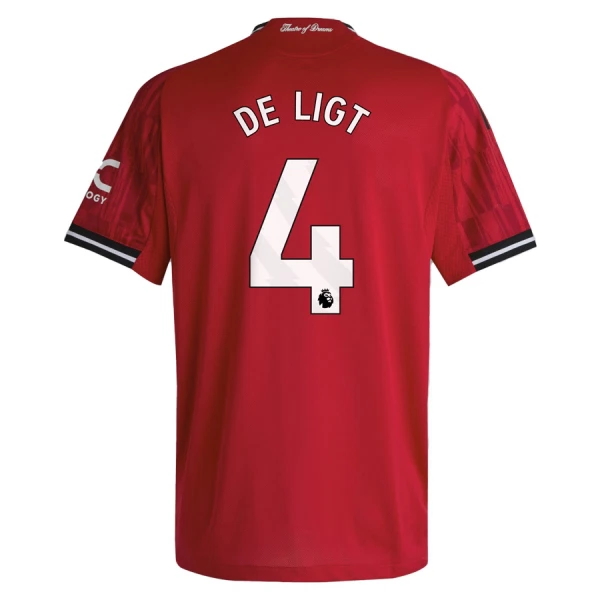 Fotbalové Dresy Manchester United De Ligt 4 Domácí 2025-26 Fotbalové Dresy Manchester United De Ligt 4 Domácí 2025-26