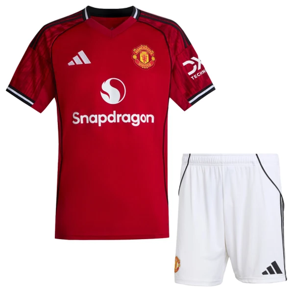 Fotbalové Dresy Manchester United Dětské Domácí 2025-26