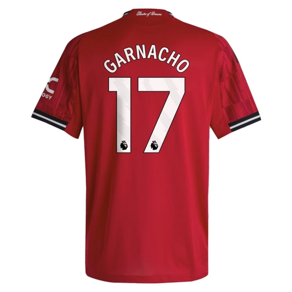 Fotbalové Dresy Manchester United Garnacho 17 Domácí 2025-26 Fotbalové Dresy Manchester United Garnacho 17 Domácí 2025-26
