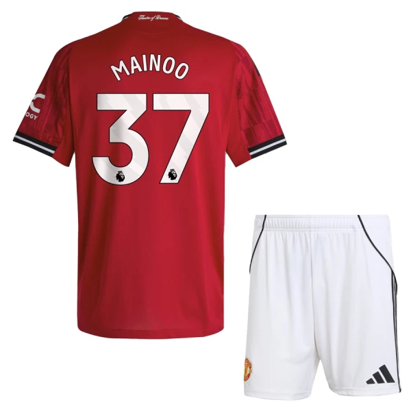 Fotbalové Dresy Manchester United Mainoo 37 Dětské Domácí 2025-26