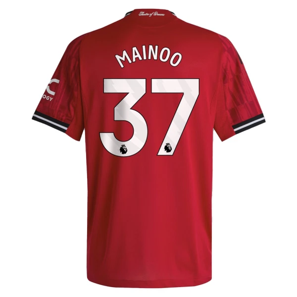 Fotbalové Dresy Manchester United Mainoo 37 Domácí 2025-26 Fotbalové Dresy Manchester United Mainoo 37 Domácí 2025-26