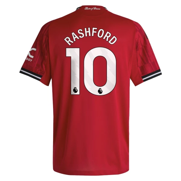 Fotbalové Dresy Manchester United Marcus Rashford 10 Domácí 2025-26 Fotbalové Dresy Manchester United Marcus Rashford 10 Domácí 2025-26