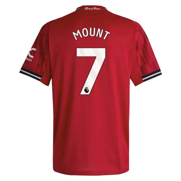 Fotbalové Dresy Manchester United Mason Mount 7 Domácí 2025-26 Fotbalové Dresy Manchester United Mason Mount 7 Domácí 2025-26