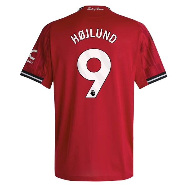 Fotbalové Dresy Manchester United Rasmus Højlund 9 Domácí 2025-26 Fotbalové Dresy Manchester United Rasmus Højlund 9 Domácí 2025-26