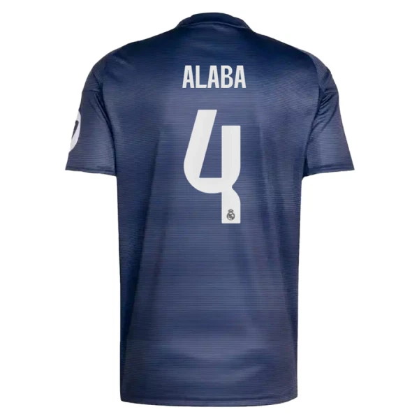 Fotbalové Dresy Real Madrid David Alaba 4 Venkovní 2025-26 Fotbalové Dresy Real Madrid David Alaba 4 Venkovní 2025-26