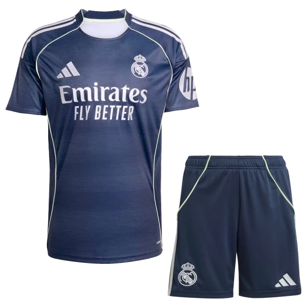 Fotbalové Dresy Real Madrid Dětské Venkovní 2025-26 Fotbalové Dresy Real Madrid Dětské Venkovní 2025-26