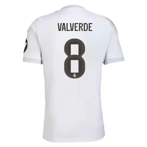 Fotbalové Dresy Real Madrid Federico Valverde 8 Domácí 2025-26 Fotbalové Dresy Real Madrid Federico Valverde 8 Domácí 2025-26