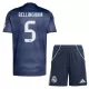 Fotbalové Dresy Real Madrid Jude Bellingham 5 Dětské Venkovní 2025-26 Fotbalové Dresy Real Madrid Jude Bellingham 5 Dětské Venkovní 2025-26