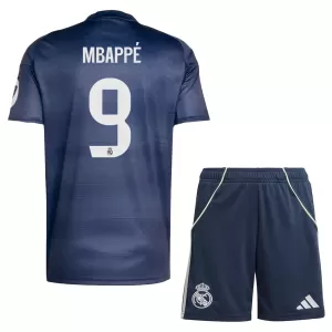 Fotbalové Dresy Real Madrid Kylian Mbappé 9 Dětské Venkovní 2025-26 Fotbalové Dresy Real Madrid Kylian Mbappé 9 Dětské Venkovní 2025-26