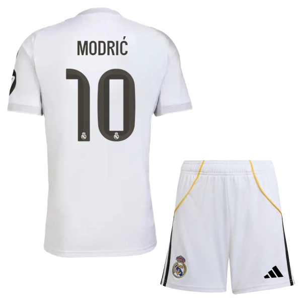 Fotbalové Dresy Real Madrid Luka Modric 10 Dětské Domácí 2025-26 Fotbalové Dresy Real Madrid Luka Modric 10 Dětské Domácí 2025-26