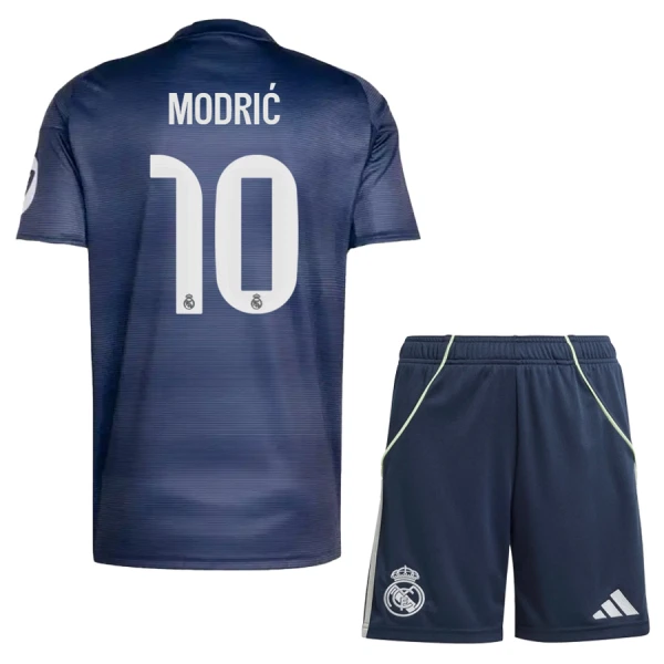 Fotbalové Dresy Real Madrid Luka Modric 10 Dětské Venkovní 2025-26 Fotbalové Dresy Real Madrid Luka Modric 10 Dětské Venkovní 2025-26