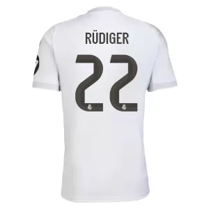 Fotbalové Dresy Real Madrid Rudiger 22 Domácí 2025-26