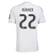 Fotbalové Dresy Real Madrid Rudiger 22 Domácí 2025-26 Fotbalové Dresy Real Madrid Rudiger 22 Domácí 2025-26
