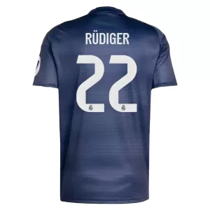 Fotbalové Dresy Real Madrid Rudiger 22 Venkovní 2025-26