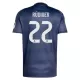 Fotbalové Dresy Real Madrid Rudiger 22 Venkovní 2025-26 Fotbalové Dresy Real Madrid Rudiger 22 Venkovní 2025-26