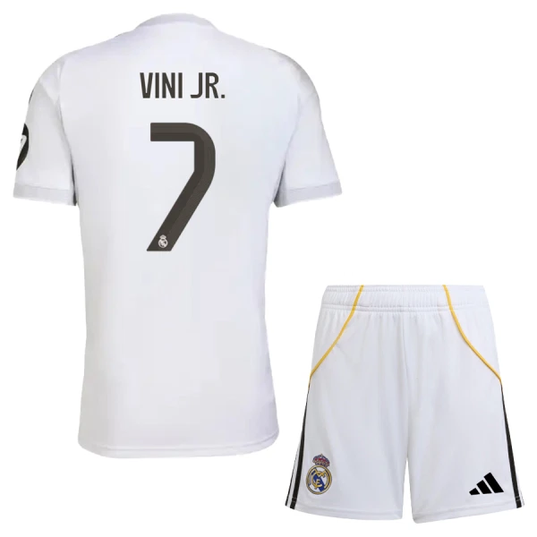Fotbalové Dresy Real Madrid Vinicius Junior 7 Dětské Domácí 2025-26 Fotbalové Dresy Real Madrid Vinicius Junior 7 Dětské Domácí 2025-26