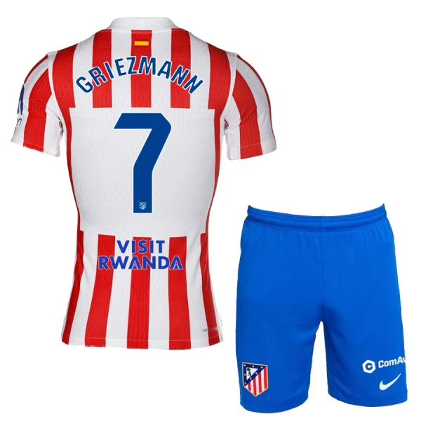Fotbalové Dresy Atlético Madrid Antoine Griezmann 7 Dětské Domácí 2025-26