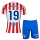 Fotbalové Dresy Atlético Madrid Julián Álvarez 19 Dětské Domácí 2025-26 Fotbalové Dresy Atlético Madrid Julián Álvarez 19 Dětské Domácí 2025-26