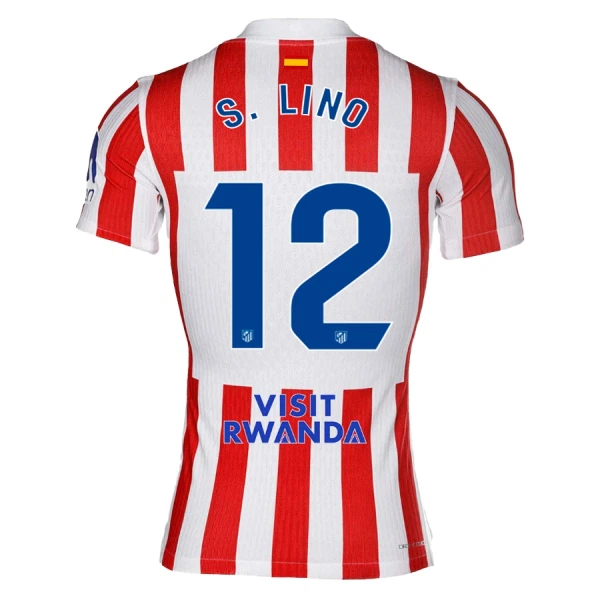 Fotbalové Dresy Atlético Madrid S. Lino 12 Domácí 2025-26 Fotbalové Dresy Atlético Madrid S. Lino 12 Domácí 2025-26