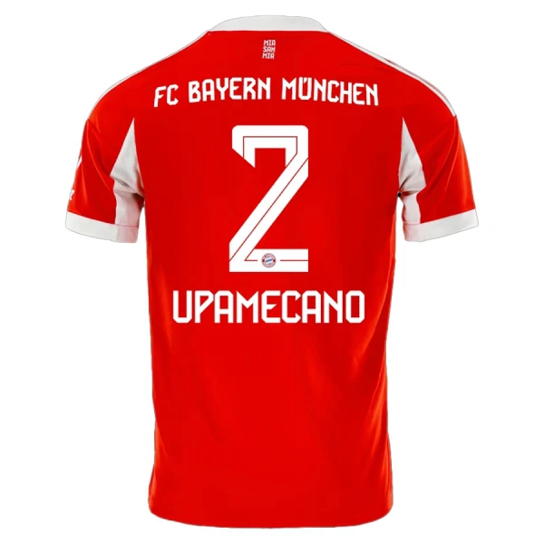 Fotbalové Dresy FC Bayern Mnichov Dayot Upamecano 2 Domácí 2025-26 Fotbalové Dresy FC Bayern Mnichov Dayot Upamecano 2 Domácí 2025-26