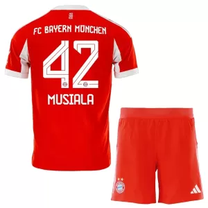 Fotbalové Dresy FC Bayern Mnichov Jamal Musiala 42 Dětské Domácí 2025-26